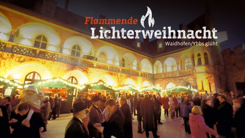 Flammende Lichterweihnacht